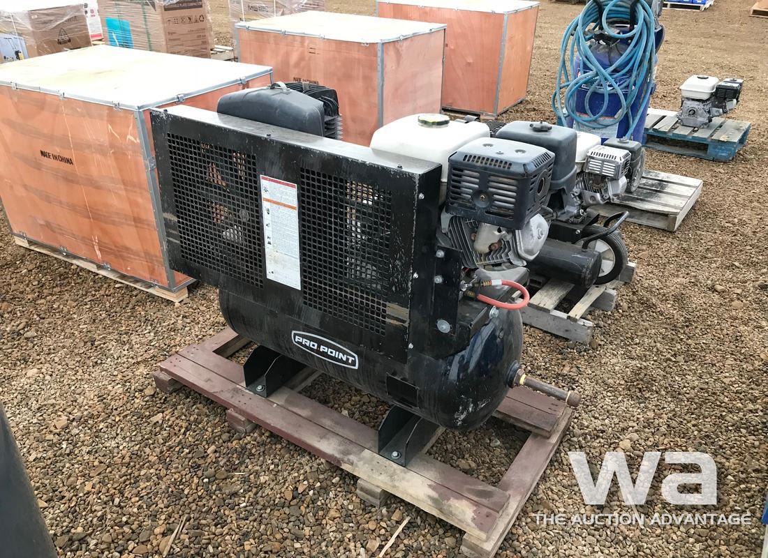 PRO POINT PORTABLE AIR COMPRESSOR - Weaver Bros. Auctions Ltd.