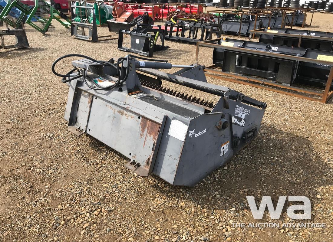 BOBCAT LANDSCAPE RAKE - Weaver Bros. Auctions Ltd.