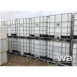 (2) 1,000L POLY TOTES