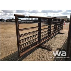 (5) 6 X 24 FT. FREESTANDING LIVESTOCK PANELS