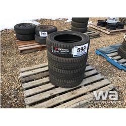(4) YOKOHAMA 185/55R15 TIRES