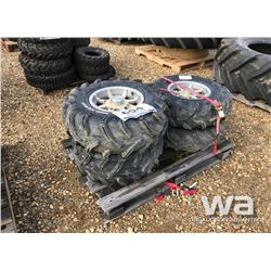 (4) ATV TIRES & RIMS