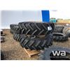 Image 1 : (2) MICHELIN 18.4-38 TRACTOR DUAL TIRES