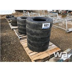 (9) SMOOTH PACKER 7.5-15 TIRES