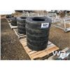 Image 1 : (9) SMOOTH PACKER 7.5-15 TIRES