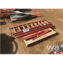 36" PIPE WRENCHES, BALER BARS