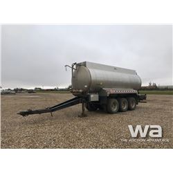 2007 LAZER INOX TRIDEM PUP TANK TRAILER