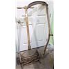 Image 1 : ANTIQUE TAYLOR-FORBES HAND MOWER & SCYTHE