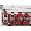 Image 1 : FOUR VINTAGE BARN LANTERNS