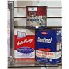 Image 1 : 3 PC LOT- VINTAGE ESSO GREASE CAN & 2 VINTAGE 1GAL. ANTIFREEZE CANS
