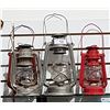 Image 1 : FOUR VINTAGE BARN LANTERNS