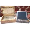 Image 2 : VINTAGE WOODEN BOX & VINTAGE WRITING BOX