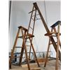 Image 1 : THREE VINTAGE WOODEN LADDERS