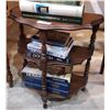 Image 1 : REFINISHED MAHOGANY 3 TIER D TABLE
