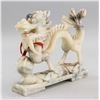 Image 2 : Chinese Hardstone Carved Dragon with Stand