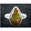 Image 1 : Sterling Silver Genuine Ammolite Ring RV $250