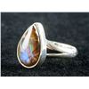 Image 2 : Sterling Silver Genuine Ammolite Ring RV $250