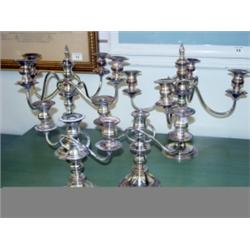 Silver Plate Candelabra