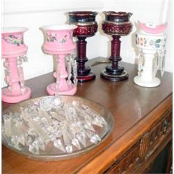 Group of Mantel Lustres