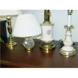 Four Table Lamps