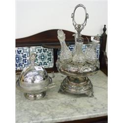 Castor Set and Butter Dish