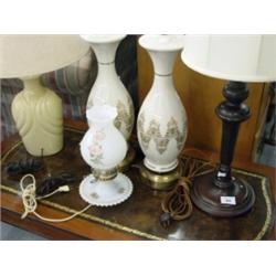 Five Table Lamps