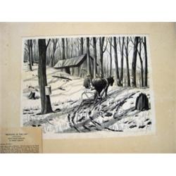 Philip Cheney Litograph