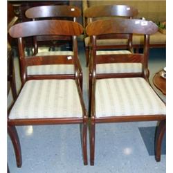 4 Empire Style Dining Chairs