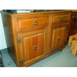 20th C. Hutch and Cabinet
