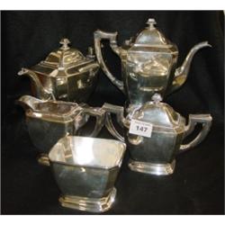 Silver Plate Tea Service