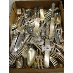 Assorted Sterling and Plate Flatware