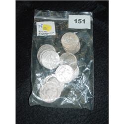 Group of Bicentennial and Copper Clad Quarters 1951-1976
