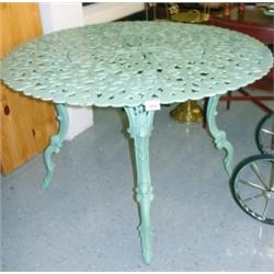 Wrought Iron Patio Table