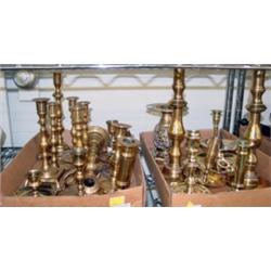 Collection Brass Candlesticks