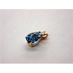 Blue Topaz Pendant