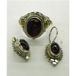 Sterling Ring and Earrings
