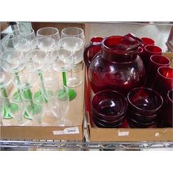 Assorted Glass Stemware