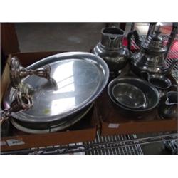 Assorted Silver Plate and Pewter