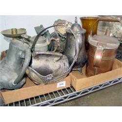 Assorted Silver Plate and Copper