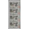 Image 1 : Uncut Sheet of (4) State of Louisiana Baby Bond Obsolete Notes