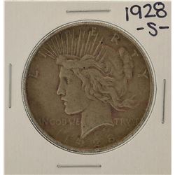 1928-S $1 Peace Silver Dollar Coin