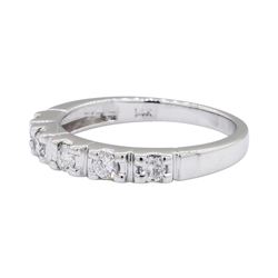 0.38 ctw Diamond Band - 14KT White Gold