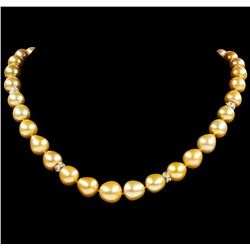 Pearl and Diamond Necklace