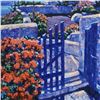 Image 2 : Blue Gate - Santorini by Behrens (1933-2014)