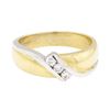 Image 2 : 0.20 ctw Diamond Ring - 14KT Yellow and White Gold