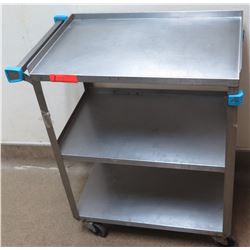 Lakeside Rolling Cart w/3 Shelves 24  x 16  x 32 H