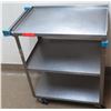 Image 1 : Lakeside Rolling Cart w/3 Shelves 24" x 16" x 32"H