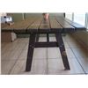 Image 4 : Large Rustic Wooden Picnic Table 8' x 3'3" x 30"H