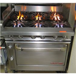 Blodgett 6 Burner Range and Oven, 36" W, 36" H, Propane