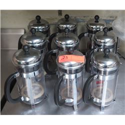 Approx. 9 Coffee Presses